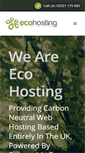 Mobile Screenshot of ecohosting.co.uk